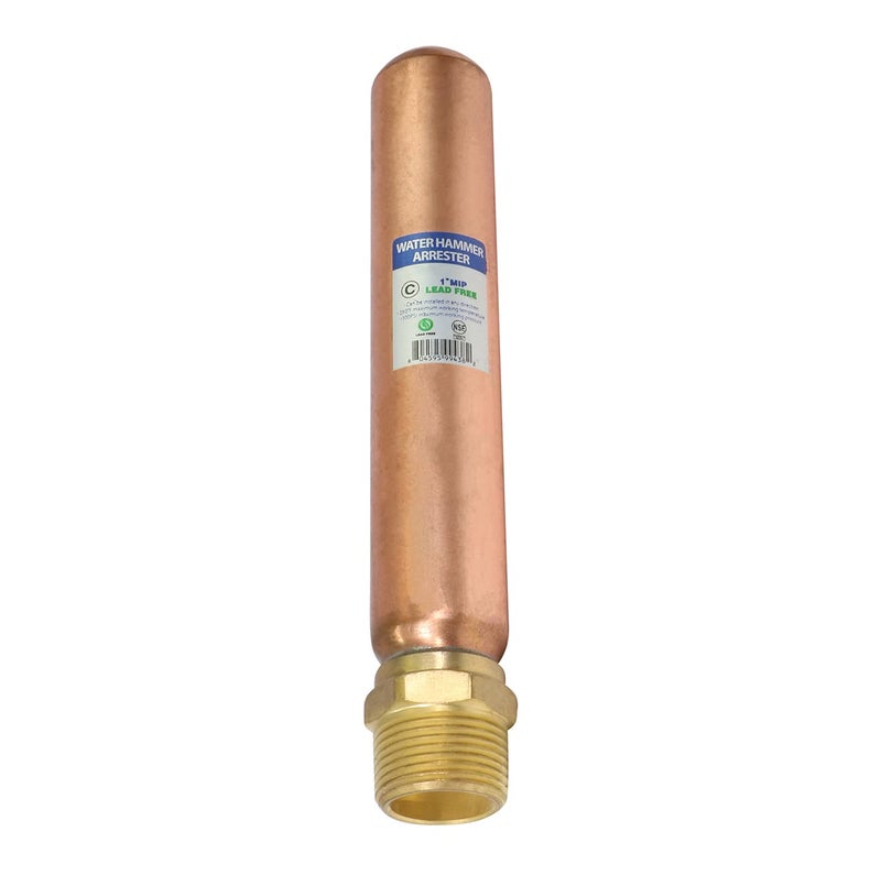 SUPPLYGIANT مُعَطِّل مياه نوع C IS-D-1NQU من Supply Giant مع وصلة ذكر NPT ملولبة 1 بوصة، نحاس - Image 4